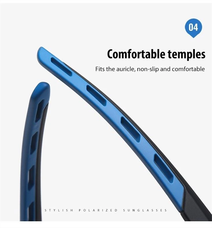 Blue Mirror Polarized Sunglasses