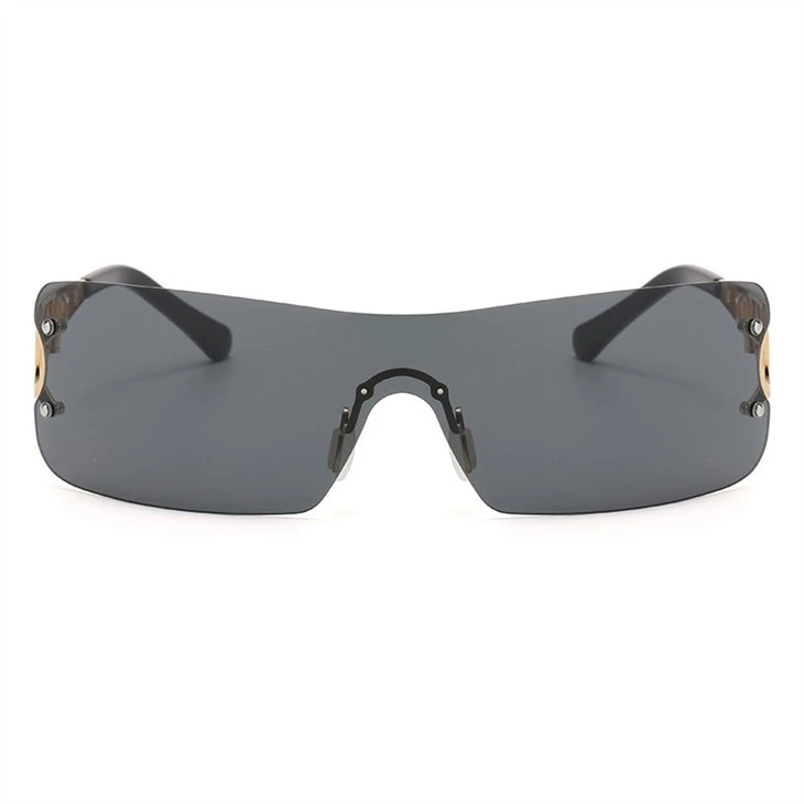 Rimless Shield Sunglasses