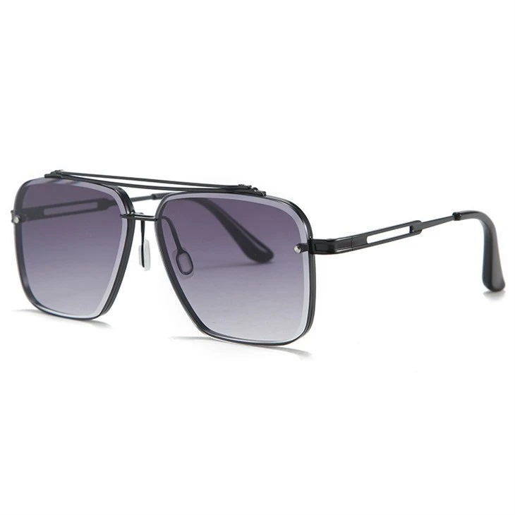 Square Sunglasses Metal Frame