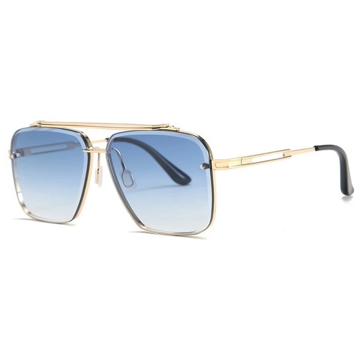 Square Sunglasses Metal Frame